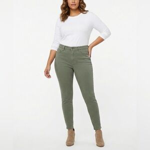 NWT Buffalo David Bitton Olive Slim Straight Skinny Jeans Sz 12